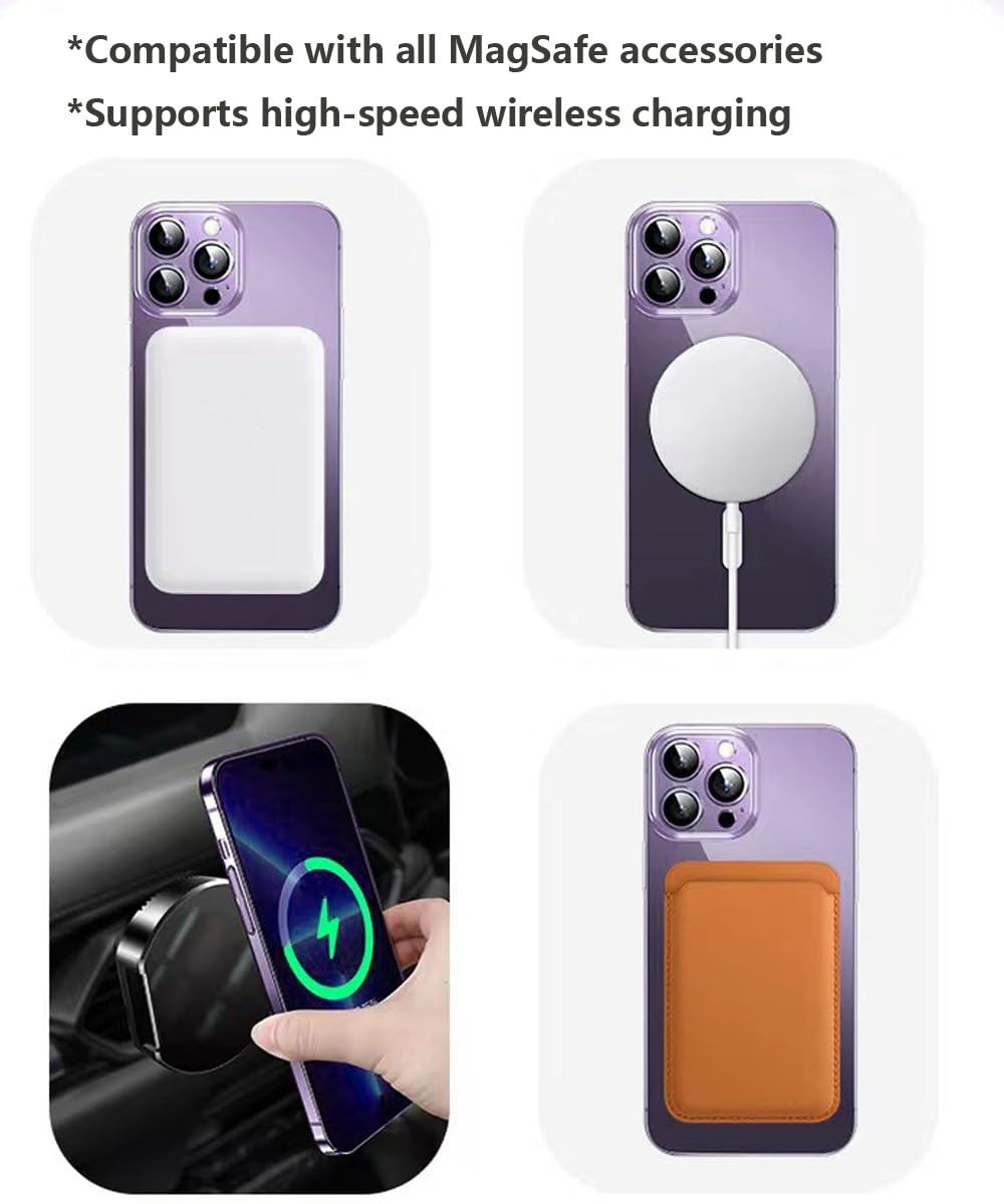Amazon.com: ZinLyuen Magnetic for iPhone 12 Pro Max Clear Case